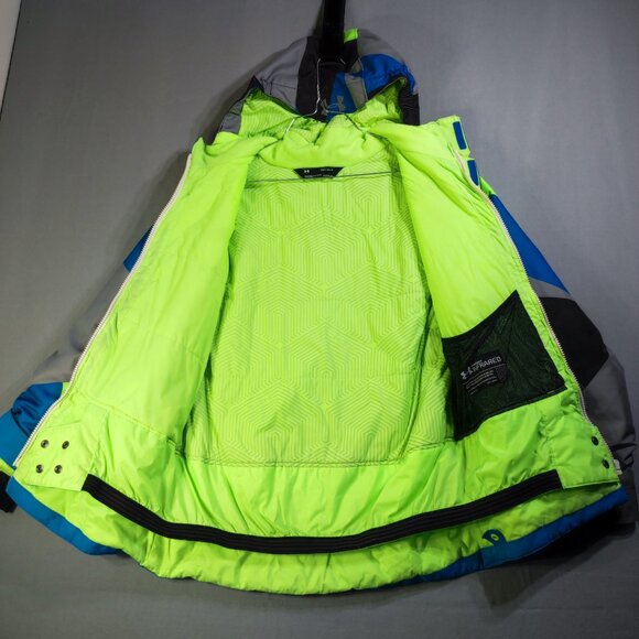 Under Armour Infrared hooded winter jacket youth size YL multi- colour - Picture 3 of 16